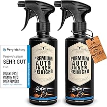Urban Forest premium cockpitreiniger, auto-interieurreiniger voor bekleding, interieur en dashboard, cockpitspray voor bekleding met mat-effect (set van 2 x 500 ml