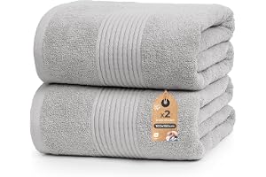 Cloud Pillow set med 2 badhanddukar 100 x 150 cm – badhandduk stor 100 % bomull – duschhanddukar 500 g/m² – mjuka, absorberan