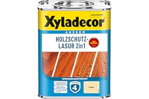 Xyladecor Holzschutz-Lasur 2in1, Universeller Allwetter-Schutz – Der Klassiker, Farblos, 750 ml