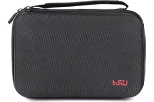 HSU Carrying Case for GoPro Action Cameras, Portable Travel Case Adjustable Space Storage Bag for Osmo Action and Insta 360 Cameras