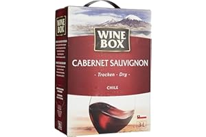 ‎WINE BOX Wine Box Cabernet Sauvignon Chile trocken Bag-in-Box (1 x 3 l) | 3 l (1er Pack)