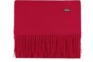 Bovari Kaschmir Schal Damen – 100% Kaschmir/Cashmere – Premium Qualität – 180 x 31 cm - viele Farben
