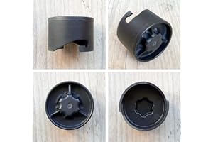 ‎DREHMEISTER Drehmeister Tankdeckel für Acme-Fülltopf - Schwarz, Kunststoff, Traktor, Drehverschluss