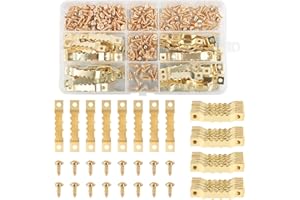 KILDOWS 100 Pezzi Ganci per Foto，Cornice Foto Gancio，Appendi Quadri Ganci，Cornice a Dente di Sega，per Tele,Foto Incorniciate，Quadri per Appendere Foto di Family Office