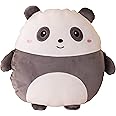TONGSONG 16 Inch Cuddly Soft Panda Plush Hugging Pillow Cute Black Panda Stuffed Animal Plushies Toy Panda Kids Stuffed Animals Plush Toys Gift for Birthday, Valentine, Christmas¡­