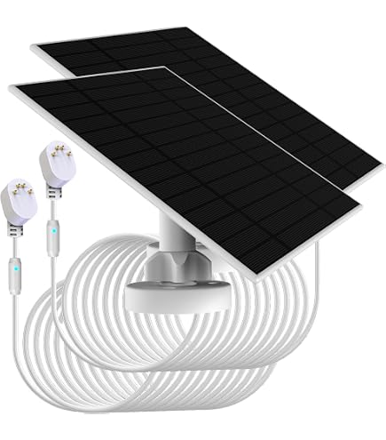Panneau Solaire 6W/5V Pour Caméra Google Nest Extérieur Et Intérieur Et 2ème Génération (version Batterie),installation Facile,IP66,câble De Charge De 4m (1 Panneau Solaire 6W/5V Pour Caméra Google Nest Extérieur Et Intérieur Et 2ème Génération (version Batterie),installation Facile,IP66,câble De Charge De 4m (1