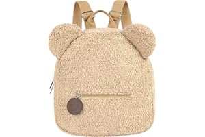Aomig Cartable Scolaire Maternelle Sac à Dos Mignon Bagages Enfant Sac à Dos, Cadeau Bebe Mini Sac à Dos Teddy, Sac D'école avec un Joli Dessin D'animal, Sac à Dos Bébé Crèche
