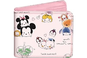Koecya Wallet for Kids Girls Wallets for Boys Teens Leather Wallet Cute Kawaii Cartoon Aesthetic Character Design Fun Purse Credit ID Card Slim Thin Bi-fold Small Coin Pouches Minimalist,Miqi