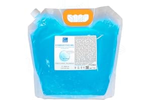 BLEU & MARINE BRETANIA Conductive Gel - Professional Beauty Device Gel: Radio Frequency, Facial Microcurrent, Ultrasound, Electrodes, Cavitation, IPL Hair Removal, Laser - 2000 ml