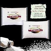 Hanzade Bitkisel 84 Mineralli Doğal &Ccedil;ankırı Kristal Kaya Tuzu 1 Kg Toz (&Ouml;ğ&uuml;t&uuml;lm&uuml;ş) + 1 Kg Tane (&Ouml;ğ&uuml;t&uuml;lmemiş)