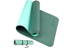 Annapurna Comfort yogamat van milieuvriendelijk pvc. De mat ligt