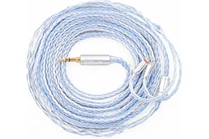 Yinyoo KBEAR 2-metrowy kabel, 2 PIN kabel do słuchawek do KBEAR INK/INK MK2/ TRI Starsea/Star river/i3 Pro/HBB KAI/KZ ZS10/ZST/ZST X/AS06/AS10/ES4/EDX (0,78 mm 2 PIN, wtyczka 3,5 mm,