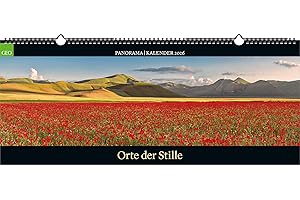 GEO - GEO Panorama: Orte der Stille 2026 – XXL Wandkalender 120x50 cm, Panorama-Kalender mit Naturfotografie, 12 Monatsblätter & Spiralbindung für Natur- und Landschaftsliebhaber