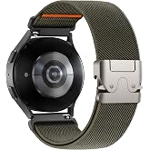 Teknoft 22mm ile Uyumlu Saatler i&ccedil;in Steel Loop 46mm Yumuşak Kumaş Kordon HUAWEI Watch (GT6 Pro/GT6/GT5 Pro/GT5/GT4/Watch 4 P