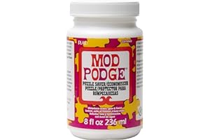 Mod Podge, Water-based Sealer, Glue and Finish, Puzzle Saver, Dries Clear, CS15068, 236 ml Bottle