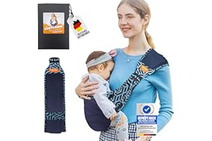GUBBY GUPS® Ergonomische praktische Babytrage V1.0 für schnelle Einsätze - Tragetuch Baby neugeboren Baby Tragegurt Kleinkind bis 15 KG, Hüftsitz Baby Trage Tragesystem