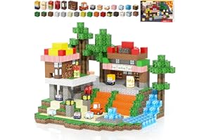 Kryzomat Construction Magnetique Enfant, Magnetic Blocks 150 PCS pour 3+ Ans, Bloc Construction Magnétique Garçon Fille, Ville des Animaux Cadeau pour Noël