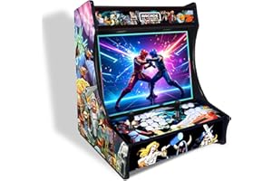 UNICVIEW Mobile Arcade ricreativo, Joystick con 6 pulsanti di gioco, monitor da 19" 4:3, facile da montare (22 pollici)