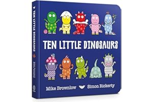 Ten Little Dinosaurs Board Book