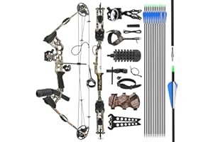 surwolf Archery Compound Bow Set, Hunting & Targeting, 20-70lbs Adjustable, IBO 320FPS Speed, Archery Bow, Archery Hunting Bow