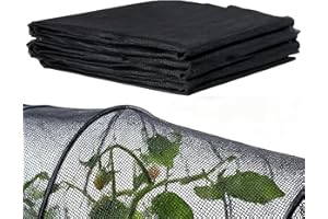 HAPLOS Moustiquaire d'extérieur, Filet de Protection Contre Les Insectes, Maille Fine Filets pour Jardin, Oiseau Barrière de Chasse Protection des Plantes Filet de Jardin (6 * 2.4M)