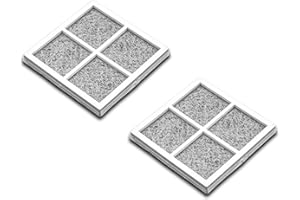 vhbw 2x Filtros compatible con LG GMM916NSHV, GMM916NSHZ, GS9166AEJZ, GS9366NECZ, GS9366NEDZ, GS9366NEQZ nevera - Filtro de carbón activado