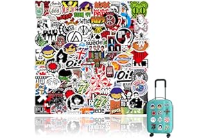 ORMROMRA Zestaw 102 wodoodpornych samoprzylepnych naklejek winylowych, naklejki w stylu graffiti, bomba, na deskorolkę, laptopa, walizkę, kask motocyklowy
