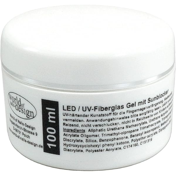 30 Ml Fiberglas-Gel Für Nägel – Milchig Rosa & Klar Mit Sunblocker | 1-Phasen Aufbaugel Für LED/UV