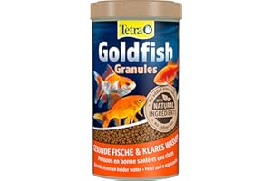 Tetra Goldfish Granules - Mangime granulare per Pesci Rossi e Altri Pesci d'Acqua Fredda, lattina da 500 ml