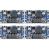 4 Stücke Einstellbarer LM2596S DC-DC Abwärtswandler Abwärt Spannungsregler Leistungsmodul 36V 24V 12V bis 5V 2A Spannung Stab