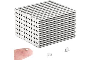FINDMAG 50 Stück 3 mm x 1 mm Mini Magnete Stark, Kühlschrankmagnete,Magnete für Magnettafel, Whiteboard Magnet für Handwerk, Zuhause, Büro, Fotos