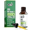 CBDfx 2000mg CBD Oil, High Strength CBD Oil, Lush Lime Flavoured CBD Oil Drops, Vegan, Natural, Non-GMO, Blended with MCT Oil, No THC, 30ml (40 Days)