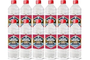 PRIMES DIY 12 Litre Premium Bioethanol Fuel for Fire Place Clean Burning High Purity Bio Ethanol Liquid Fuel for Fire Pits Burners and Stoves Indoor and Outdoor Use Eco Friendly Bioethanol Fuel Liquid