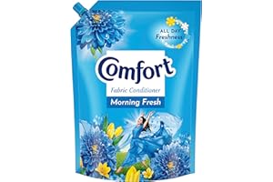 Comfort Morning Fresh Fabric Conditioner 2 L Refill Pack|| After Wash Liquid Fabric Softener - For Softness|| ...