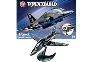 Airfix QUICKBUILD Model Aircraft Kits - J6003 BAE Hawk Model Building Kit for Kids 6+, Construction Plane Toys for Boys & Girls - Fighter Jet Planes & Toy Aeroplane Sets, Plane Enthusiast Gifts