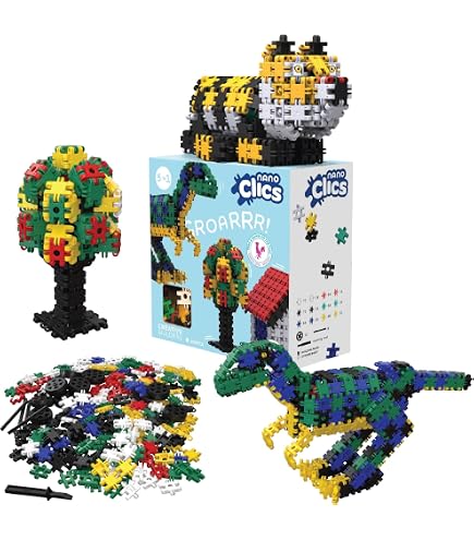 Clics Nano Creative Builders 1000 Pièces – Jouet De Construction Éducatif Dès 8 Ans, Blocs Compatible Clics, Nommé Jouet De L’Année 2024