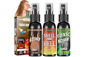 Naturas Autheric Furzspray, 90ml Fart Spray, 3 Stück Stinkbomben Extrem Furz Spray, Pupsspray, Furzbomben Spray Prank Artikel, Streichspielzeug für Erwachsene