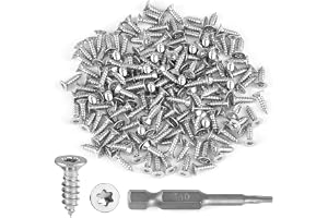150 stycken självgängande torxskruvar i rostfritt stål, M3 x 10 mm, försänkta torxskruvar, plommonhuvud rostfritt stål 304 tr
