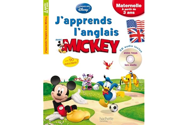 J'apprends l'anglais avec Mickey Maternelle
