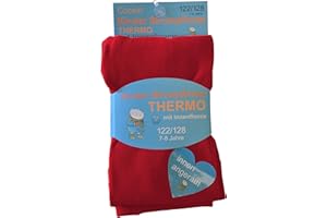 Good Deal Market 2 Kinder Thermo Leggings oder Thermostrumpfhosen mit flauschigem Innenfleece 110/116 bis 146/152