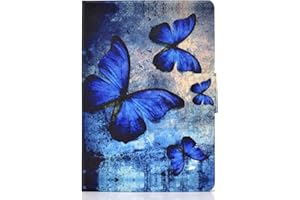 Bspring Etui folio do 6,8" Kindle Paperwhite (11. generacji-2021) i Kindle Paperwhite Signature Edition – styl książki, skóra PU, odporna na wstrząsy obudowa z automatycznym uśpieniem/budzeniem, motyl retro