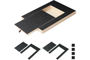 Faankiton Tappetino Antigraffio per Cani, Tappetino per unghie per cani, Tiragraffi per cani, Tappetino AntiGraffio per Cane con Scatola per Spuntini Incorporato e 2 Carte Vetrate