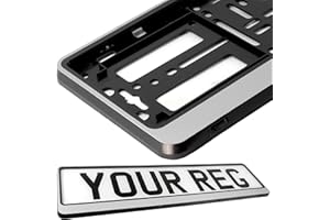 TAPORT® CAR REGISTRATION HOLDER FOR ANY CAR, VAN, TRUCK, TRAILER (SILVER HINGED)