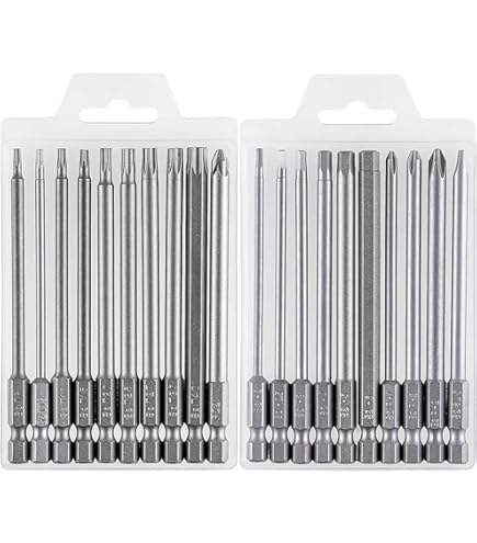 TOURNEVIS,6 Pieces With 1--lot De 10 Embouts De Tournevis Antidérapants