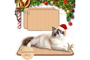 LaifuTu 2 Stück Katzen Kratzmatte 60x40 cm, Kratzbrett Bring EIN Mäusespielzeug mit Natürlich Katzen Kratzbrett, Kratzmatte Katze Selbstklebend, Sisal Teppich Katzen für Möbelschutz und Pfotenpflege