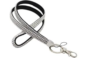 Schmalz Porte-Clés Scintillant Strass Pierres Bling Rhinestone (Argent)