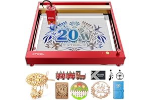 xTool D1 Pro Grabador Láser, Grabador Láser de Precisión de 120 W, Cortador de Grabado Láser CNC de 20 W Compatible con Lightburn, Grabador Láser de Madera y Metal