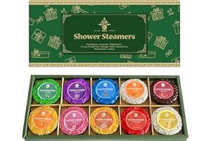 MR MIRYE Shower Steamers Aromatherapy, Birthday Gifts for Women Men, Self Care Set for Friends, 10 Different Shower Bombs with Fruity Floral Fragrances, Mother's Day Gifts,Home Spa Essentials