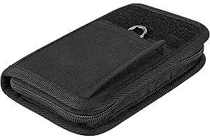 Damero Tactical Notebook Organiser Journal Envelope Compatible with Field Notes Notebooks Moleskine Cahier, Pocket Notebook Cover with Key Ring and Pen Holder for Journal Notebook Planner (Bag Only)