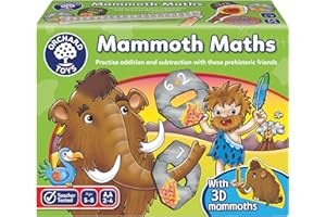 Orchard Toys Mammoth Maths Game, Educational Addition and Subtraction Game, Magic Viewer Reveals The Answer, Educational, Fun and Interactive, Age 5-8